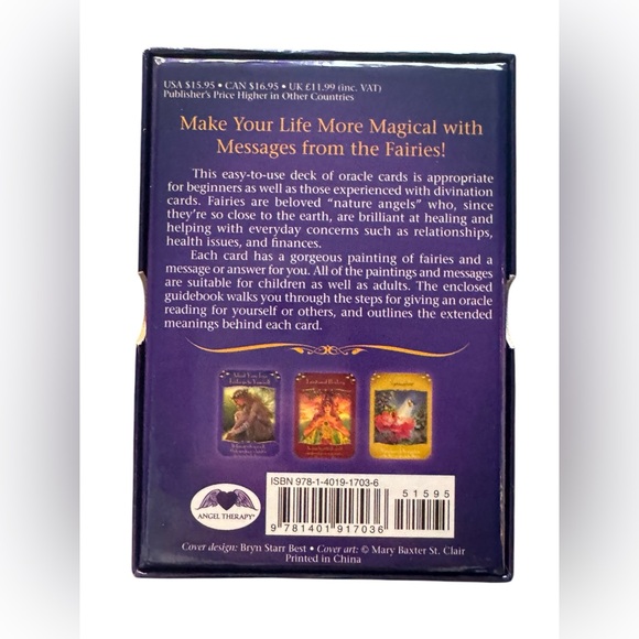 Doreen Virtue Fairy Oracle Cards Doreen Virtue Hay House OOP Orig deck LN - Picture 2 of 2
